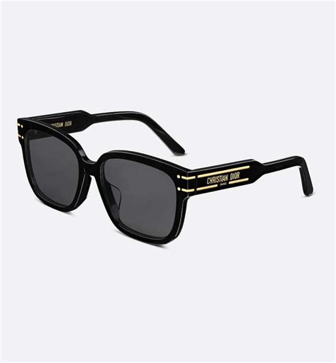 DiorSignature S7F Black Square Sunglasses .